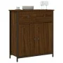 Oak brown engineered wood sideboard 70x30x80 cm by , Sideboards - Ref: Foro24-835528, Price: 76,50 €, Discount: %