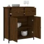 Oak brown engineered wood sideboard 70x30x80 cm by , Sideboards - Ref: Foro24-835528, Price: 76,50 €, Discount: %