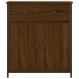 Aparador de madera de ingeniería marrón roble 70x30x80 cm de , Aparadores - Ref: Foro24-835528, Precio: 77,40 €, Descuento: %