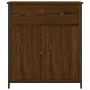 Oak brown engineered wood sideboard 70x30x80 cm by , Sideboards - Ref: Foro24-835528, Price: 76,50 €, Discount: %