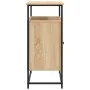Aparador de madera de ingeniería roble Sonoma 100x35x80 cm de , Aparadores - Ref: Foro24-835540, Precio: 88,45 €, Descuento: %