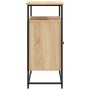 Sideboard aus Sonoma-Eichenholzwerkstoff, 100 x 35 x 80 cm von , Sideboards - Ref: Foro24-835540, Preis: 88,45 €, Rabatt: %