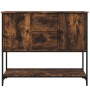 Sideboard aus geräuchertem Eichenholzwerkstoff, 100 x 36 x 85 cm von , Sideboards - Ref: Foro24-835556, Preis: 85,11 €, Rabat...