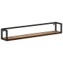 Wandregale 2 Stück Massivholz Mango Eisen 110x17x17 cm von , Regale und Regale - Ref: Foro24-353792, Preis: 92,12 €, Rabatt: %