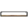 Estantes de pared 2 uds madera maciza mango hierro 110x17x17 cm de , Estantes y estanterías - Ref: Foro24-353792, Precio: 90,...