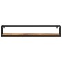 Wandregale 2 Stück Massivholz Mango Eisen 110x17x17 cm von , Regale und Regale - Ref: Foro24-353792, Preis: 92,12 €, Rabatt: %