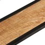 Estantes de pared 2 uds madera maciza mango hierro 110x17x17 cm de , Estantes y estanterías - Ref: Foro24-353792, Precio: 90,...