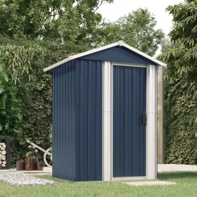 Garden shed anthracite galvanized steel 126x97.5x177 cm by , Sheds - Ref: Foro24-316235, Price: 143,92 €, Discount: %