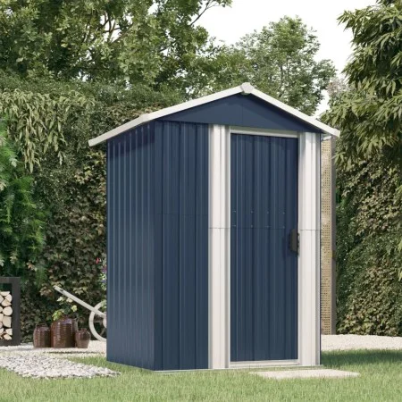 Garden shed anthracite galvanized steel 126x97.5x177 cm by , Sheds - Ref: Foro24-316235, Price: 143,92 €, Discount: %