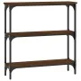 Oak brown engineered wood console table 75x22.5x75 cm by , Side tables - Ref: Foro24-834034, Price: 44,25 €, Discount: %