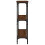 Oak brown engineered wood console table 75x22.5x75 cm by , Side tables - Ref: Foro24-834034, Price: 44,95 €, Discount: %