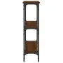 Oak brown engineered wood console table 75x22.5x75 cm by , Side tables - Ref: Foro24-834034, Price: 44,25 €, Discount: %