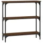 Oak brown engineered wood console table 75x22.5x75 cm by , Side tables - Ref: Foro24-834034, Price: 44,25 €, Discount: %