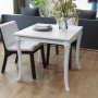 Esstisch 80x80x76 cm glänzend weiß von vidaXL, Küchen- und Esstische - Ref: Foro24-243382, Preis: 194,34 €, Rabatt: %