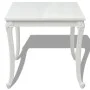 Dining table 80x80x76 cm glossy white by vidaXL, Kitchen and dining tables - Ref: Foro24-243382, Price: 190,33 €, Discount: %