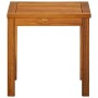Lounger with table in solid acacia wood and textilene by vidaXL, Loungers - Ref: Foro24-41746, Price: 163,99 €, Discount: %