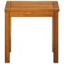 Lounger with table in solid acacia wood and textilene by vidaXL, Loungers - Ref: Foro24-41746, Price: 172,80 €, Discount: %