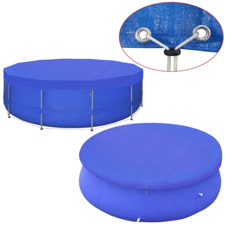 Pool cover PE 460 cm 90 g/m² round by vidaXL, Pool covers - Ref: Foro24-91151, Price: 30,38 €, Discount: %