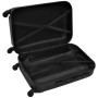 Juego de maletas trolley rígidas 3 piezas negro 45,5/55/66 cm by vidaXL, Suitcases - Ref: Foro24-91141, Price: 99,27 €, Disco...