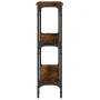 Smoked oak engineered wood console table 75x22.5x75 cm by , Side tables - Ref: Foro24-834032, Price: 41,09 €, Discount: %