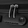 Juego de maletas trolley rígidas 3 piezas negro 45,5/55/66 cm by vidaXL, Suitcases - Ref: Foro24-91141, Price: 99,27 €, Disco...