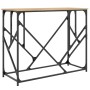 Sonoma oak engineered wood console table 100x40x80 cm by , Side tables - Ref: Foro24-834116, Price: 52,62 €, Discount: %