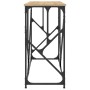 Konsolentisch aus Sonoma-Eichenholzwerkstoff, 100 x 40 x 80 cm von , Seitentische - Ref: Foro24-834116, Preis: 52,62 €, Rabat...