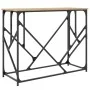Konsolentisch aus Sonoma-Eichenholzwerkstoff, 100 x 40 x 80 cm von , Seitentische - Ref: Foro24-834116, Preis: 52,44 €, Rabat...