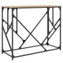 Sonoma oak engineered wood console table 100x40x80 cm by , Side tables - Ref: Foro24-834116, Price: 52,62 €, Discount: %