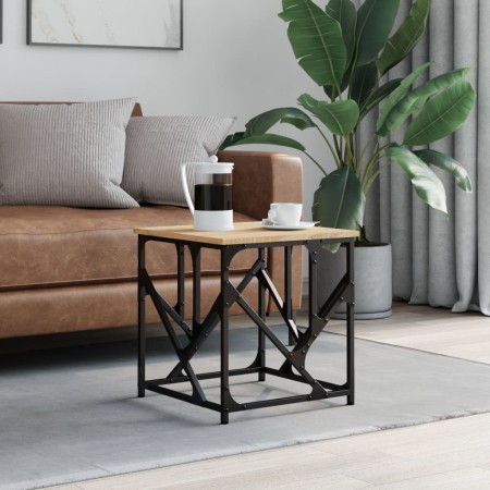 Mesa de centro madera de ingeniería roble Sonoma 45x45x47,5 cm de , Mesas de centro - Ref: Foro24-834121, Precio: 38,22 €