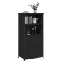 Hohes schwarzes Sideboard aus Holzwerkstoff, 62 x 36 x 121,5 cm von , Sideboards - Ref: Foro24-834210, Preis: 96,86 €, Rabatt: %