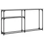 Sonoma gray engineered wood console table 145x22.5x75 cm by , Side tables - Ref: Foro24-834098, Price: 48,27 €, Discount: %