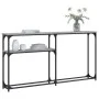 Sonoma gray engineered wood console table 145x22.5x75 cm by , Side tables - Ref: Foro24-834098, Price: 48,27 €, Discount: %