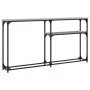 Sonoma gray engineered wood console table 145x22.5x75 cm by , Side tables - Ref: Foro24-834098, Price: 48,27 €, Discount: %
