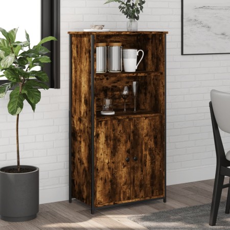 Hohes Sideboard aus geräuchertem Eichensperrholz, 62 x 36 x 121,5 cm von , Sideboards - Ref: Foro24-834212, Preis: 83,66 €, R...