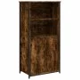 Hohes Sideboard aus geräuchertem Eichensperrholz, 62 x 36 x 121,5 cm von , Sideboards - Ref: Foro24-834212, Preis: 80,10 €, R...