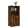Hohes Sideboard aus geräuchertem Eichensperrholz, 62 x 36 x 121,5 cm von , Sideboards - Ref: Foro24-834212, Preis: 80,10 €, R...