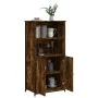 Hohes Sideboard aus geräuchertem Eichensperrholz, 62 x 36 x 121,5 cm von , Sideboards - Ref: Foro24-834212, Preis: 80,10 €, R...