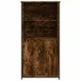 Hohes Sideboard aus geräuchertem Eichensperrholz, 62 x 36 x 121,5 cm von , Sideboards - Ref: Foro24-834212, Preis: 80,10 €, R...