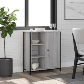 Sonoma graues Sideboard aus Holzwerkstoff, 70 x 30 x 80 cm von , Sideboards - Ref: Foro24-835497, Preis: 61,12 €, Rabatt: %