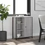 Sonoma gray engineered wood sideboard 70x30x80 cm by , Sideboards - Ref: Foro24-835497, Price: 61,12 €, Discount: %