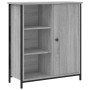 Aparador de madera de ingeniería gris Sonoma 70x30x80 cm
