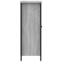 Aparador de madera de ingeniería gris Sonoma 70x30x80 cm