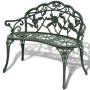 Grüne Gartenbank aus Aluminiumguss, 100 cm von vidaXL, Gartenbänke - Ref: Foro24-42166, Preis: 158,55 €, Rabatt: %