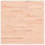 Square solid beech wood table top 70x70x2.5 cm by , Table tops - Ref: Foro24-355957, Price: 67,35 €, Discount: %