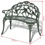 Grüne Gartenbank aus Aluminiumguss, 100 cm von vidaXL, Gartenbänke - Ref: Foro24-42166, Preis: 143,57 €, Rabatt: %