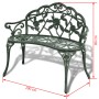 Grüne Gartenbank aus Aluminiumguss, 100 cm von vidaXL, Gartenbänke - Ref: Foro24-42166, Preis: 158,55 €, Rabatt: %