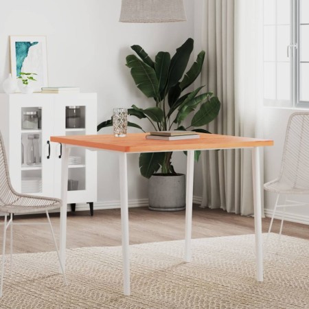 Square solid beech wood table top 80x80x2.5 cm by , Table tops - Ref: Foro24-355976, Price: 100,41 €, Discount: %