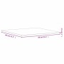 Square solid beech wood table top 80x80x2.5 cm by , Table tops - Ref: Foro24-355976, Price: 100,41 €, Discount: %