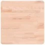 Square solid beech wood table top 40x40x4 cm by , Table tops - Ref: Foro24-355960, Price: 40,99 €, Discount: %